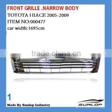 #000477 toyota hiace front grille for hiace commuter narrow body
