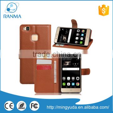 High Quality protective phone leather flip case for huawei