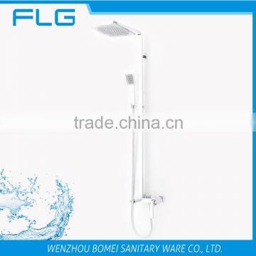 High Quality Product FLG1518S Lead Free Chrome Finished Cold&Hot Water Shower Faucet Set Bath Shower Set