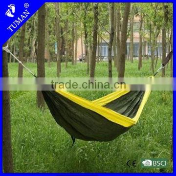 2 person portable camping hammock of double color