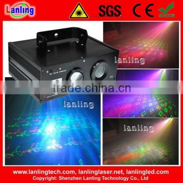 3W RGB 150mW RGY DMX LED Laser Effect Light