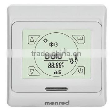 Touch Screen FCU Thermostat Central Air Conditioning, High Quality FCU Room Thermostat,LCD Screen Thermostat,Digital Thermostat