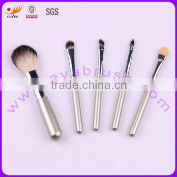 Portable multi-function mini makeup brush set in 5pcs