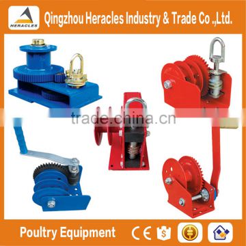 Heracles poultry equipment manual mini hand winch/poultry winch