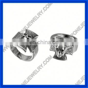 Fashion jewelry top grade men's custom design templar ring