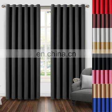 Grommet Heavy Thick Insulated Thermal hotel Blackout Curtains