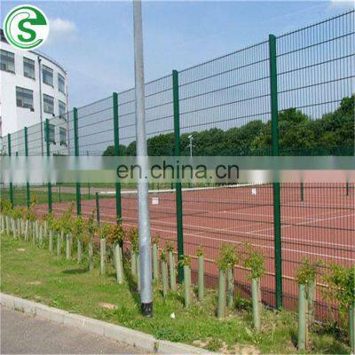 868/656/545 double horizontal wire mesh galvanized welded twin wire fence