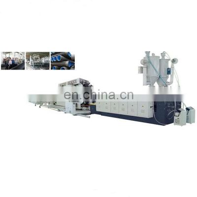 plastic PE double wall corrugated pipe making machine with good quality