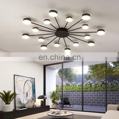 New Creative Lamp for Living Room Dinner Room Nordic Home Decor Lighting Indoor Bedroom Sunflower Led Ceiling Lights