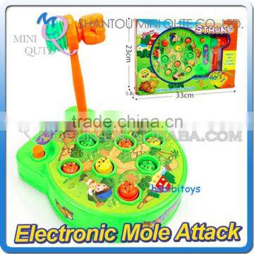 Mini Qute plastic Classic game Whack-a-mole strike susliks action figures kids indoor electronic toys NO.MQ 045