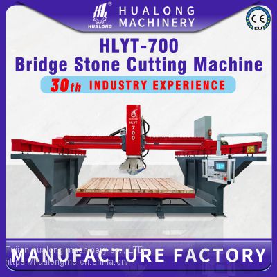 PLC Automatic Cutter 3 Axis Bridge Saw Stone Cutting Machine for Granite Marble Quartz Stone Slab Kitchen Countertop