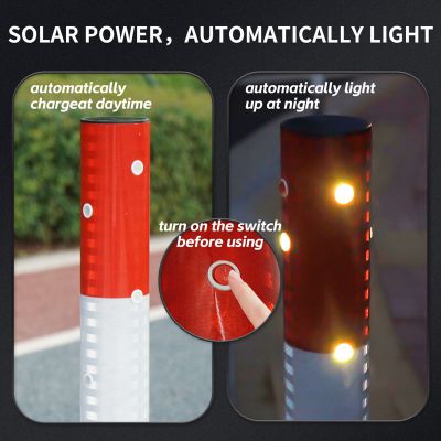IP65 Solar Warning Light Solar Traffic Light