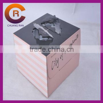 Strong corrugated paper printed custom decorative cake boxes
