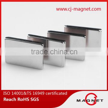 N38 China ndfeb magnet manufacturer for rectangular magnets