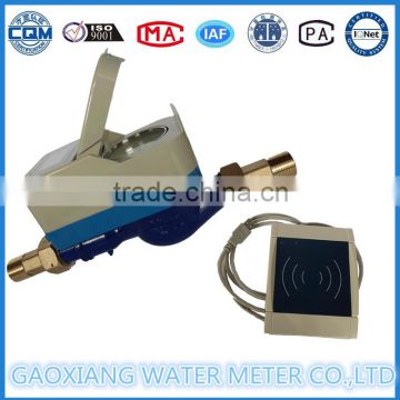 IC/RF card Smart Prepaid Type Water Meter DN15-DN25