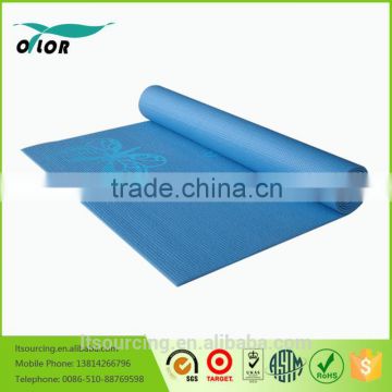 Eco-friendly solid color cheap custom made yoga mats