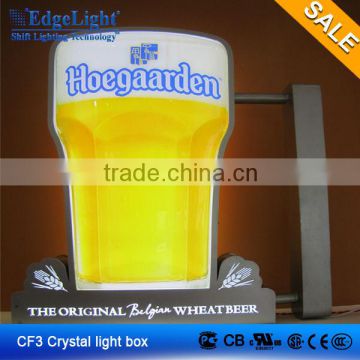 Edgelight CF3 waterproof Crystal LED signage