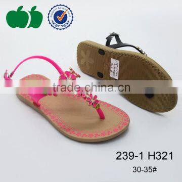 Wholesale new arrival summer lovely girl outdoor sandals