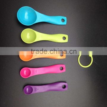 5pcs plastic measuring scoop for coffee and milk powder