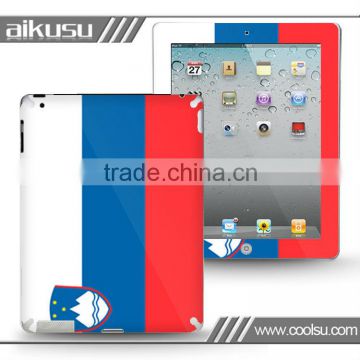 3D clear computer sticker for ipad Flag series!