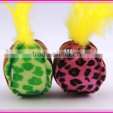 2013 Pet Home Soft Batting Balls With Tail Cat Toy