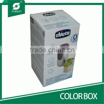 DISPOSABLE CUSTOM ACCEPT CHIPBOARD COLOR BOX FOR VACUUM CUP PACKAGING
