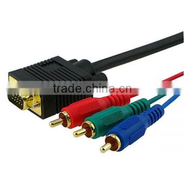 VGA to RCA splitter manufacturers, vga to coaxial cable suppliers, male vga to male rca exporters