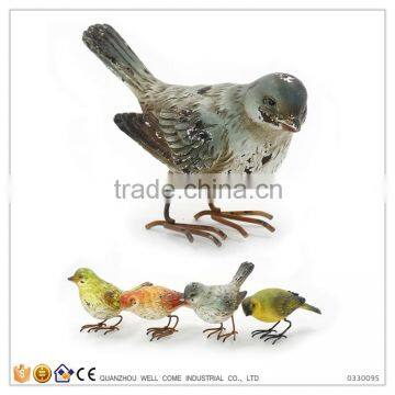 Cheap Handmade Resin Garden Ornament Decorative Birds for Sale