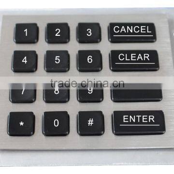 Polymer keypad with excellent tactile feeling