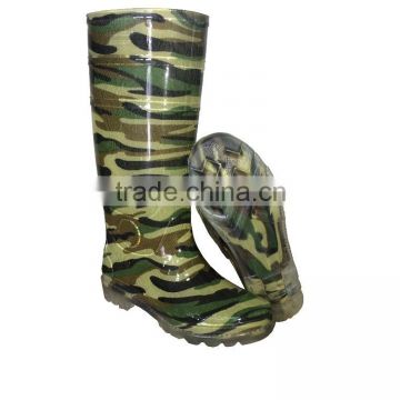 shining camouflage pvc rain boots,camouflage rain boots