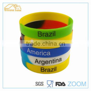 2014 promotional gift silicone friendship bracelets