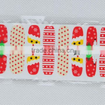 Paper Printing Nail Wrap/Christmas Theme 3D Nial Sticker
