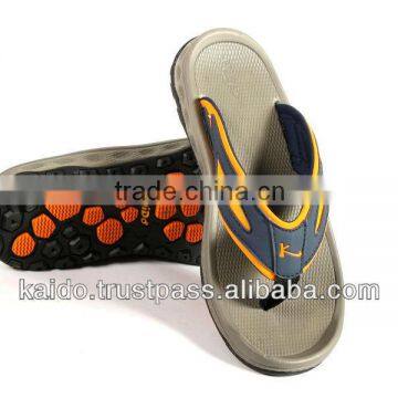 OEM/ODM manufacturer for mens slipper, Kaido slipper for mens with PU upper and rubber outsole
