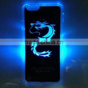 LED Flash A grade PC case for Iphone 6 4.7"