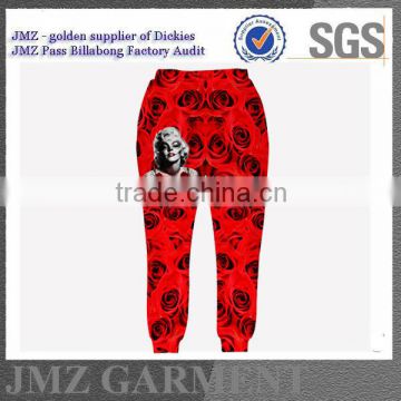 custom jogger for men with sexy girl print