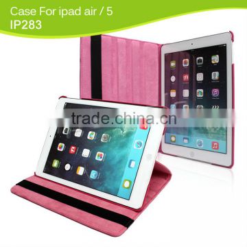new products 2014 cases for Apple ipad air /5 tablet rotating case