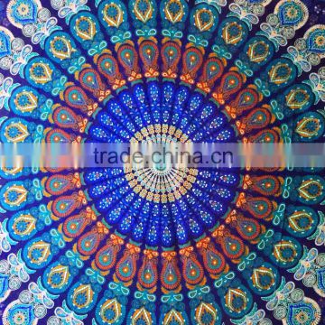 Blue Mandala Tapestry Hippie Tapestries Wall Hanging Tapestry Dorm Tapestry Twin Boho