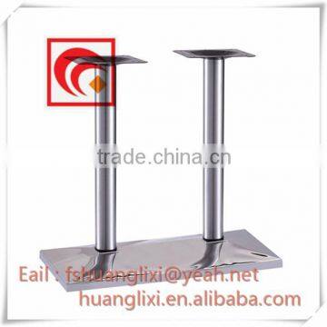 High-grade stainless steel composite plastic table leg, brushed stainless steel legs, composite stainless steel chassis