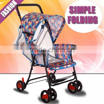 2016 Cheap price latest design light baby stroller, easy fold stroller for kids made in china