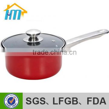 Stainless steel handle saucepan