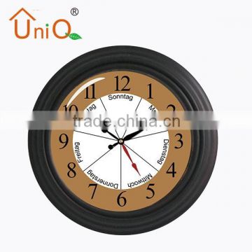 Round time clock gift decorative wall clock shape clock