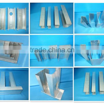 Good sell galvanizeing metal studs /tracks / batten /c section in high quality with factory price in China.