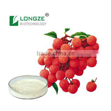 Factory Bulk-supply Litchi Fruit Powder Litchi chinensis Sonn Extract Powder by Solvent Metnod