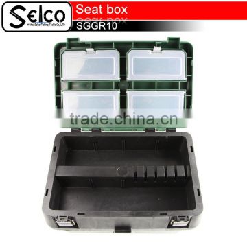 China high quality wholesale folding fishing seats box plastic storage seat box storage seat box fishing accessories