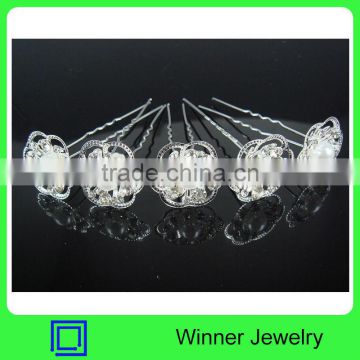 HP230 New Style Crystal Flower Hair Pin Clip Accessory