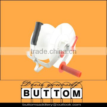 Electric fence reel horse electric fence reel,plastic electric fence reel for temporary electric fence,white