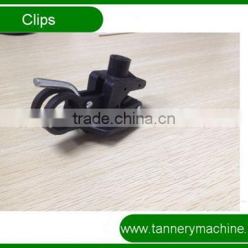 cow cattle buffalo leather toggling machine nylon clips