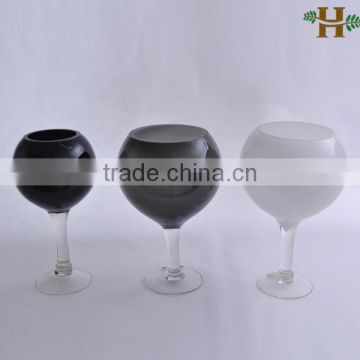Stemmed glass vases wholesale
