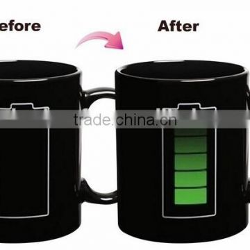2015 Heat sensitive color changing mugs