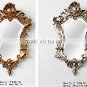 Small size resin Living room Decorative wall mirror FA-033S-01